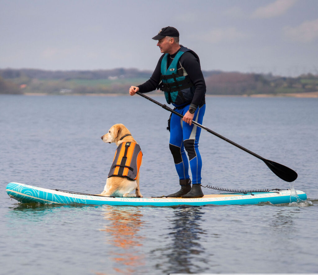 SUP træning med hund